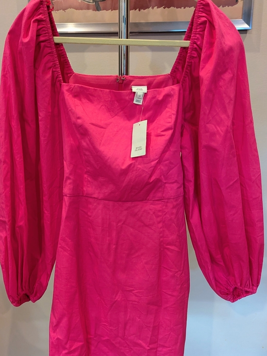 River Island Dresses & Skirts - $20 River Island Size 12 NWT Pink Puff Sleeve Square Neck Mini Dress